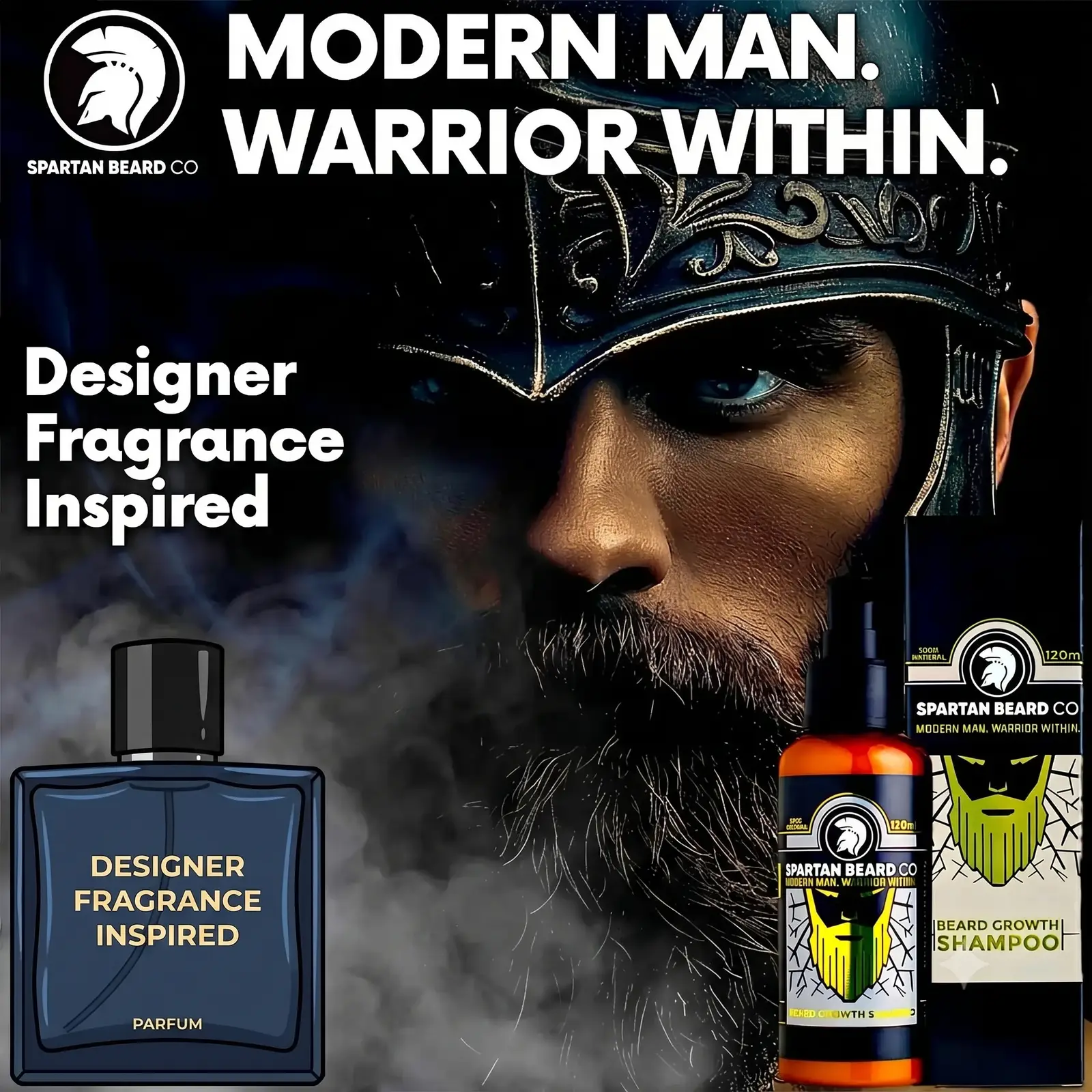Modern man, warrior within — SPARTAN BEARD Shampoo